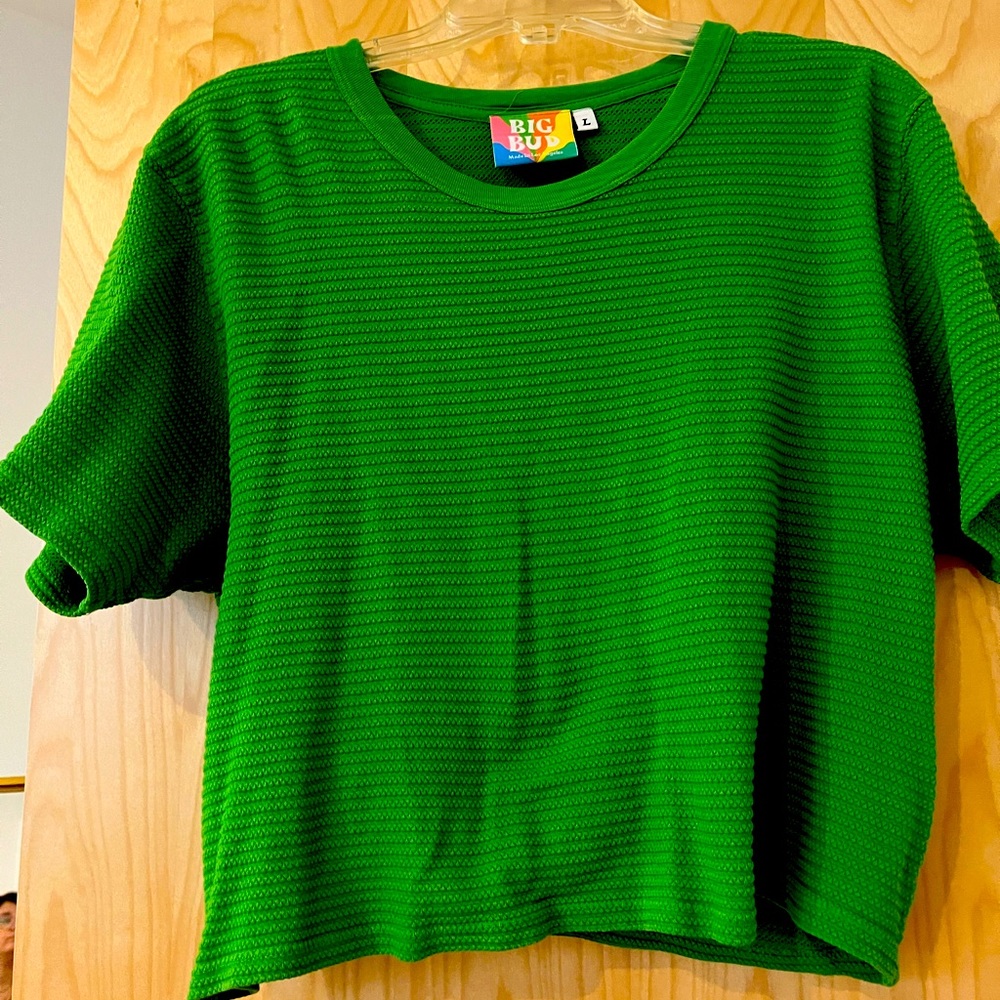 BIG BUD PRESS honeycomb cropped tee